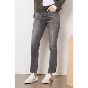 Kut from the Kloth Gray Straight Leg Jeans